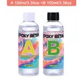 Kit résine époxy 50 ml à 250 ml sans bulles – Couleur 100ml 100ml
