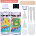 Kit résine époxy 50 ml à 250 ml sans bulles – Couleur 150ml 150ml Set