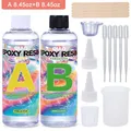 Kit résine époxy 50 ml à 250 ml sans bulles – Couleur 250ml 250ml Set
