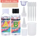 Kit résine époxy 50 ml à 250 ml sans bulles – Couleur 50ml 50ml Set