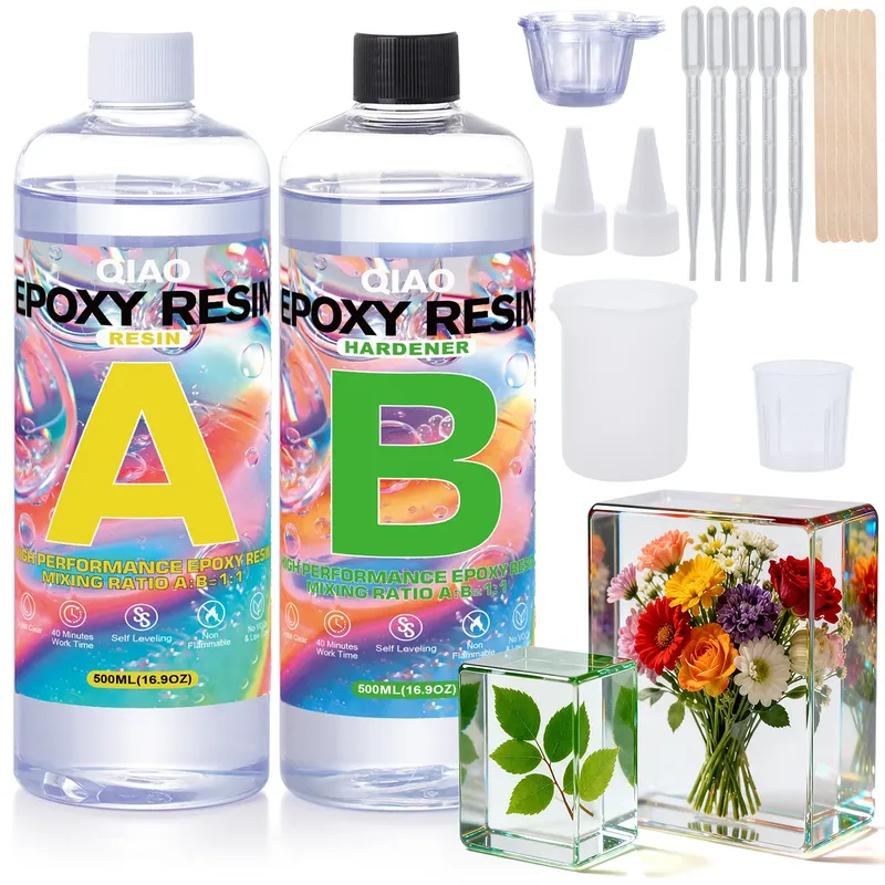 Kit résine époxy 50 ml à 250 ml sans bulles