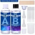 Kit résine époxy 50 ml à 500 ml sans bulles – Couleur 100ml 100ml Kit