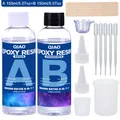 Kit résine époxy 50 ml à 500 ml sans bulles – Couleur 150ml 150ml Kit