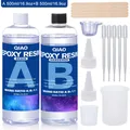 Kit résine époxy 50 ml à 500 ml sans bulles – Couleur 500ml 500ml Kit