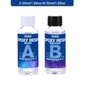 Kit résine époxy 50 ml à 500 ml sans bulles – Couleur 50ml 50ml