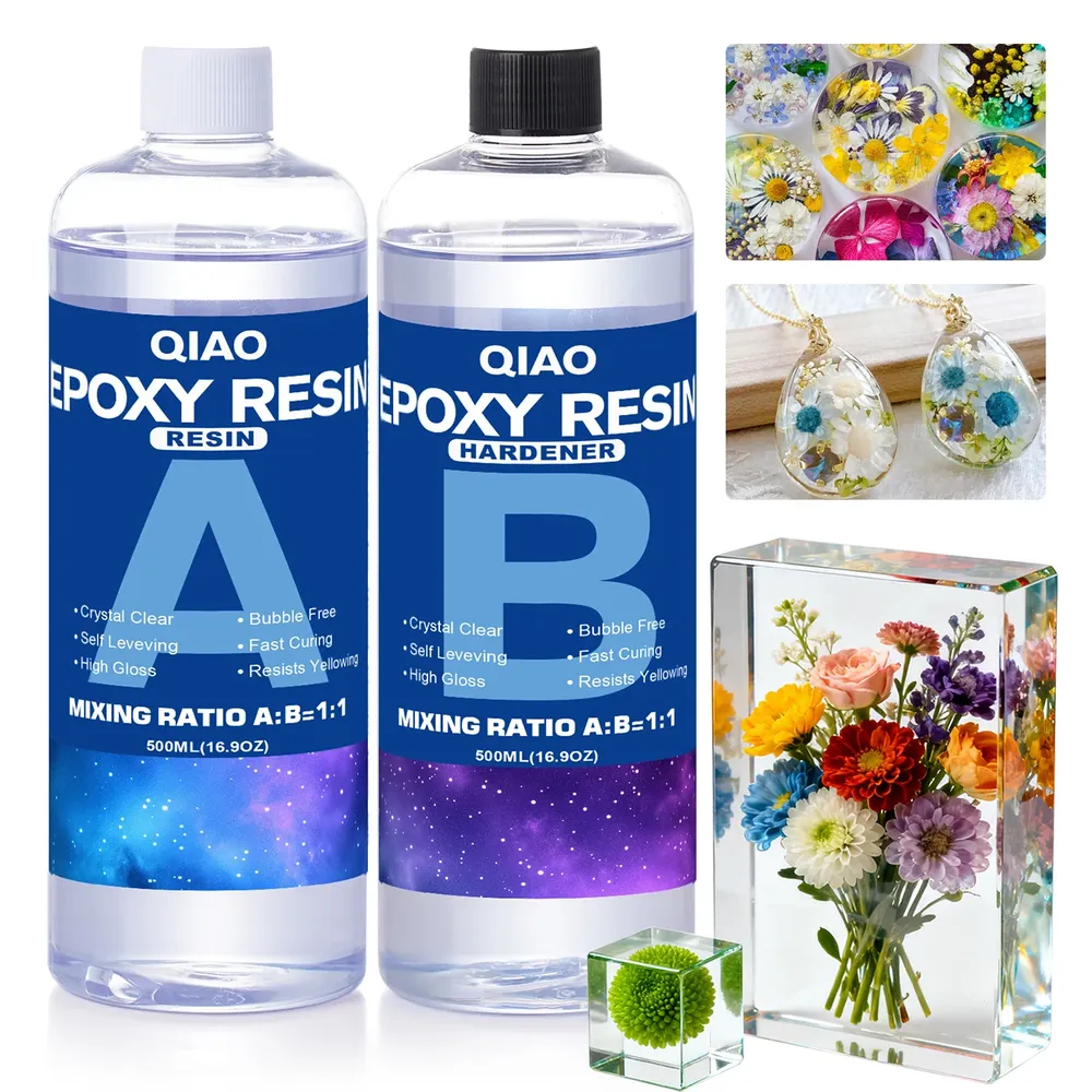 Kit résine époxy 50 ml à 500 ml sans bulles