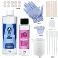 Kit résine époxy 75 g à 300 g avec accessoires – Couleur 300g 100g kit1