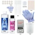 Kit résine époxy 75 g à 300 g avec accessoires – Couleur 300g 100g kit2
