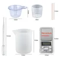 Kit résine époxy AB 75g 25g transparente avec accessoires – 4