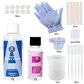 Kit résine époxy AB 75g 25g transparente avec accessoires – Couleur 75g 25g kit1