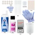 Kit résine époxy AB 75g 25g transparente avec accessoires – Couleur 75g 25g kit2