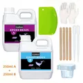 Kit résine époxy artistique haute brillance pour bijoux – Couleur 250mlA 250mlB