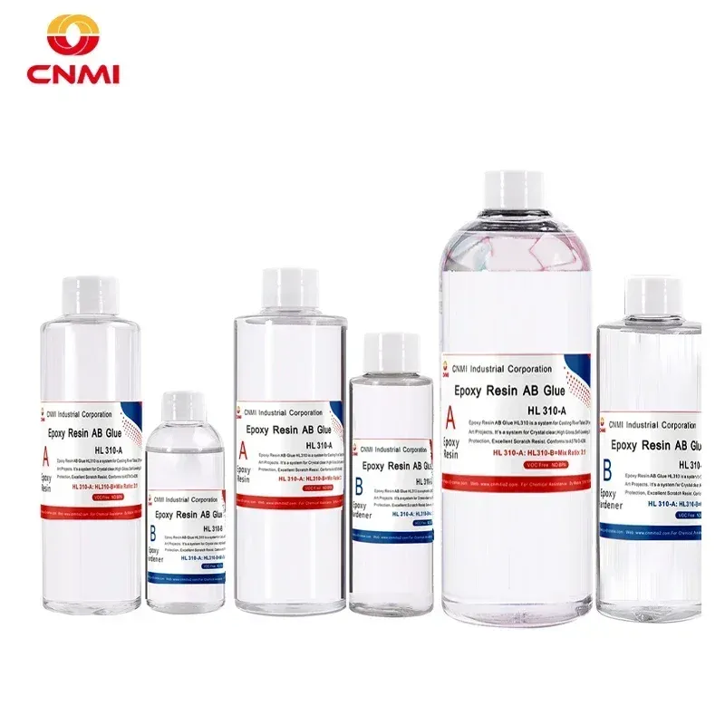 Kit résine époxy cristalline 3:1 75 à 750 g pour bijoux