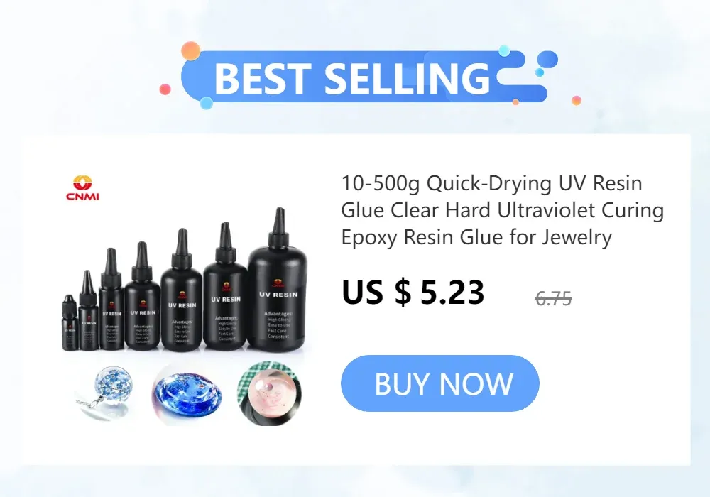 Kit résine époxy cristalline 3:1 75 à 750 g pour bijoux