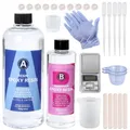 Kit résine époxy cristalline 3:1 pour bijoux et art DIY – 1