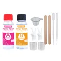 Kit résine époxy cristalline 7oz, mélange facile 1:1 pour bijoux – Couleur 3.5oz and tool