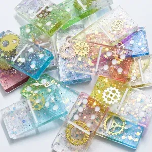 Kit résine époxy cristalline 7oz, mélange facile 1:1 pour bijoux