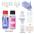 Kit résine époxy cristalline haute brillance pour bijoux – Couleur Resin set1