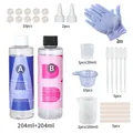 Kit résine époxy cristalline haute brillance pour bijoux – Couleur Resin set3