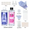 Kit résine époxy cristalline haute brillance pour bijoux – Couleur Resin set4