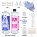 Kit résine époxy cristalline haute brillance pour bijoux – Couleur Resin set5