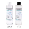 Kit résine époxy cristalline sans bulles anti-jaunissement – Couleur 204ml  204ml