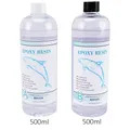 Kit résine époxy cristalline sans bulles anti-jaunissement – Couleur 500ml  500ml