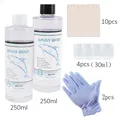 Kit résine époxy cristalline sans bulles anti-jaunissement – Couleur set 3