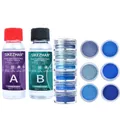 Kit résine époxy et 6 pigments pour bijoux et ongles – Couleur AB glue100ml-Group C