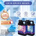 Kit résine époxy haute brillance 250 ml à 500 ml pour art et bijoux – 5