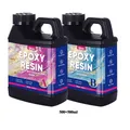 Kit résine époxy haute brillance 250 ml à 500 ml pour art et bijoux – Couleur 500ml 500ml