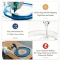 Kit résine époxy liquide 3.4 à 16oz pour bijoux – 4
