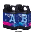 Kit résine époxy mixte 1:1 transparente anti-jaunissement – Couleur noir (2)