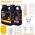 Kit résine époxy sans bulles 1:1 pour artisanat – 4