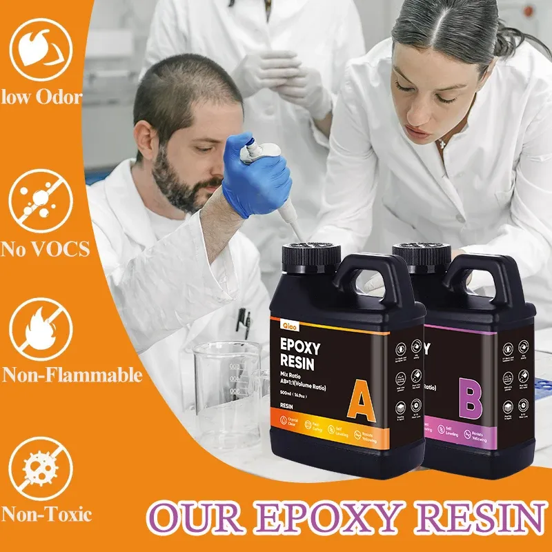 Kit résine époxy sans bulles 1:1 pour artisanat