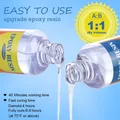 Kit résine époxy transparente 1:1 50 à 150 ml pour artisanat – 1