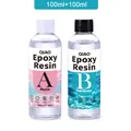 Kit résine époxy transparente 1:1 sans bulles anti-jaunissement 50 à 500 ml – Couleur 100ml 100ml
