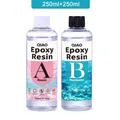 Kit résine époxy transparente 1:1 sans bulles anti-jaunissement 50 à 500 ml – Couleur 250ml 250ml