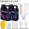 Kit résine époxy transparente 1:1 séchage rapide résistant chaleur – 2