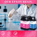 Kit résine époxy transparente 1:1 séchage rapide résistant chaleur – 4