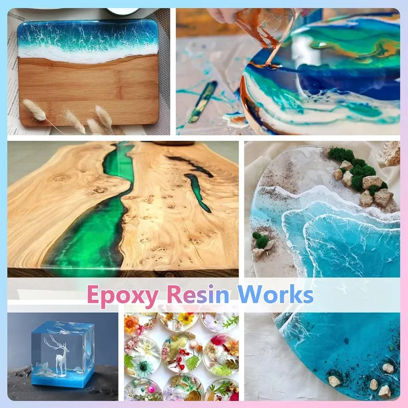 Kit résine époxy transparente 1:1 séchage rapide résistant chaleur