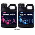 Kit résine époxy transparente 1:1 séchage rapide résistant chaleur – Couleur 500ml 500ml