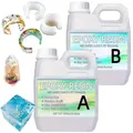 Kit résine époxy transparente 16,9 oz sans bulles pour débutants – 1