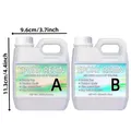 Kit résine époxy transparente 16,9 oz sans bulles pour débutants – 2