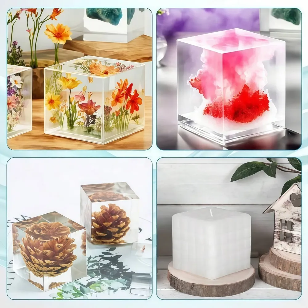 Kit résine époxy transparente 16,9 oz sans bulles pour débutants
