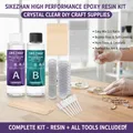 Kit résine époxy transparente 200 ml avec 40 outils pour bijoux – 1