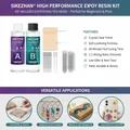 Kit résine époxy transparente 200 ml avec 40 outils pour bijoux – 6