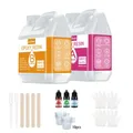 Kit résine époxy transparente 250 à 500 ml sans bulles – Couleur 500mlA 500mlB