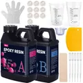 Kit résine époxy transparente 250 ml à 500 ml pour art et revêtement – 1