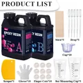Kit résine époxy transparente 250 ml à 500 ml pour art et revêtement – 2